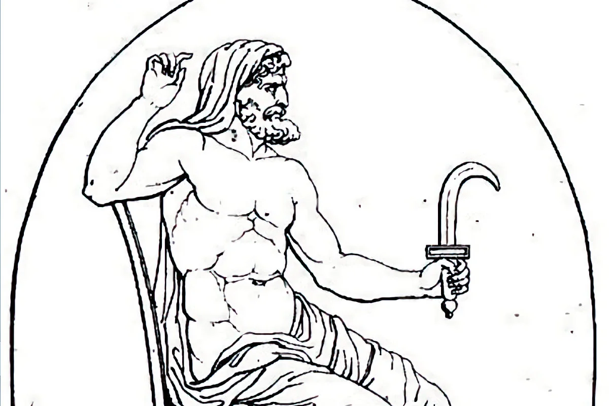 ▷ TITANES » Principales Titanes En La Mitología Griega 4 Cronos