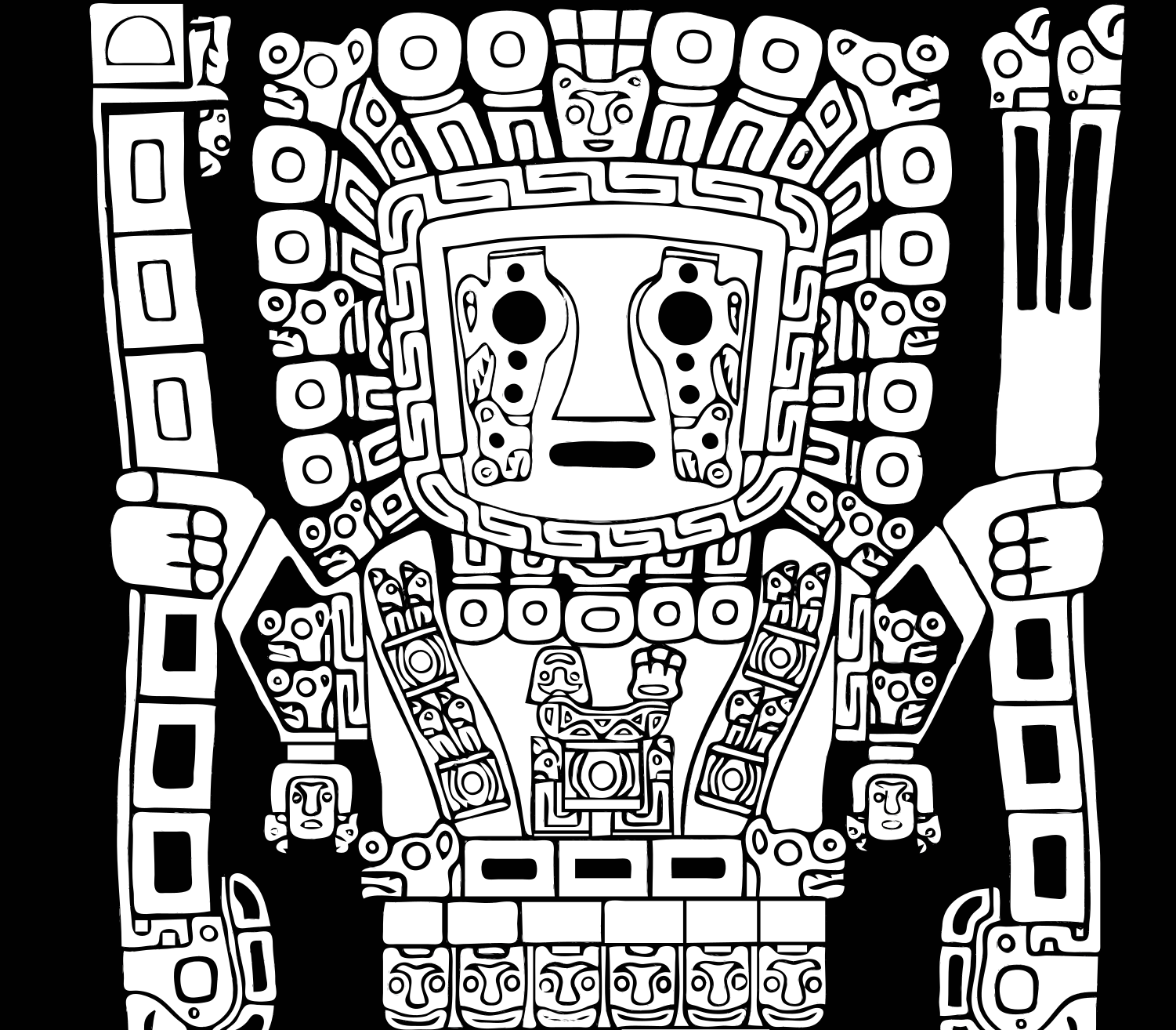 Dioses Incas. Foto por Marcomogollon. Wikimedia Commons.