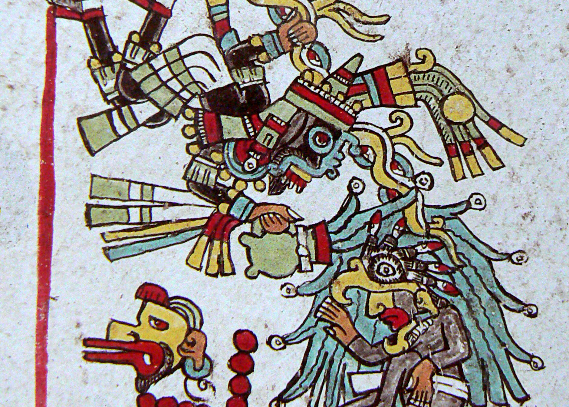 Dioses Mesoamericanos. Foto del dominio público de Wikimedia Commons.