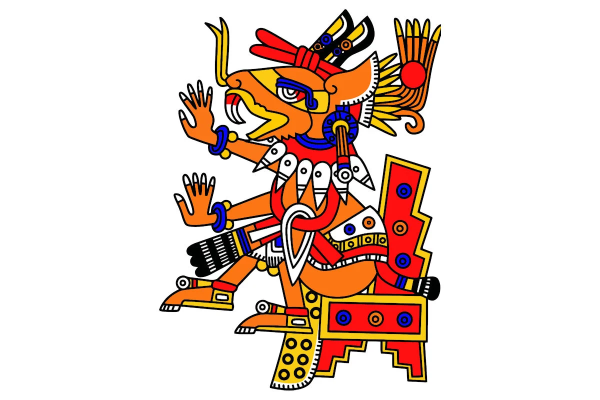 ▷ DIOSES AZTECAS » Principales deidades y poderes 18 Huehuecoyotl