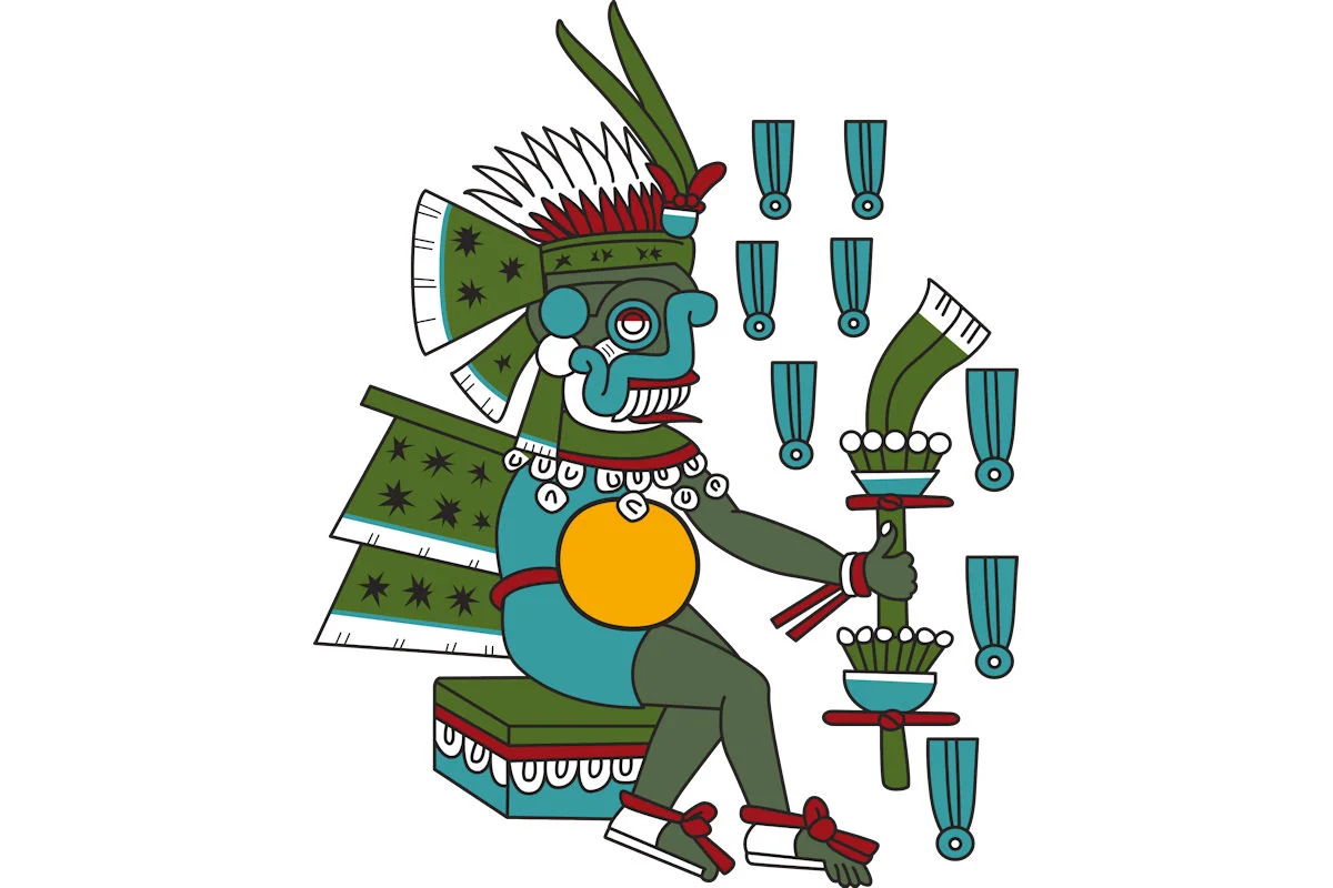 ▷ DIOSES AZTECAS » Principales deidades y poderes 1 Tláloc