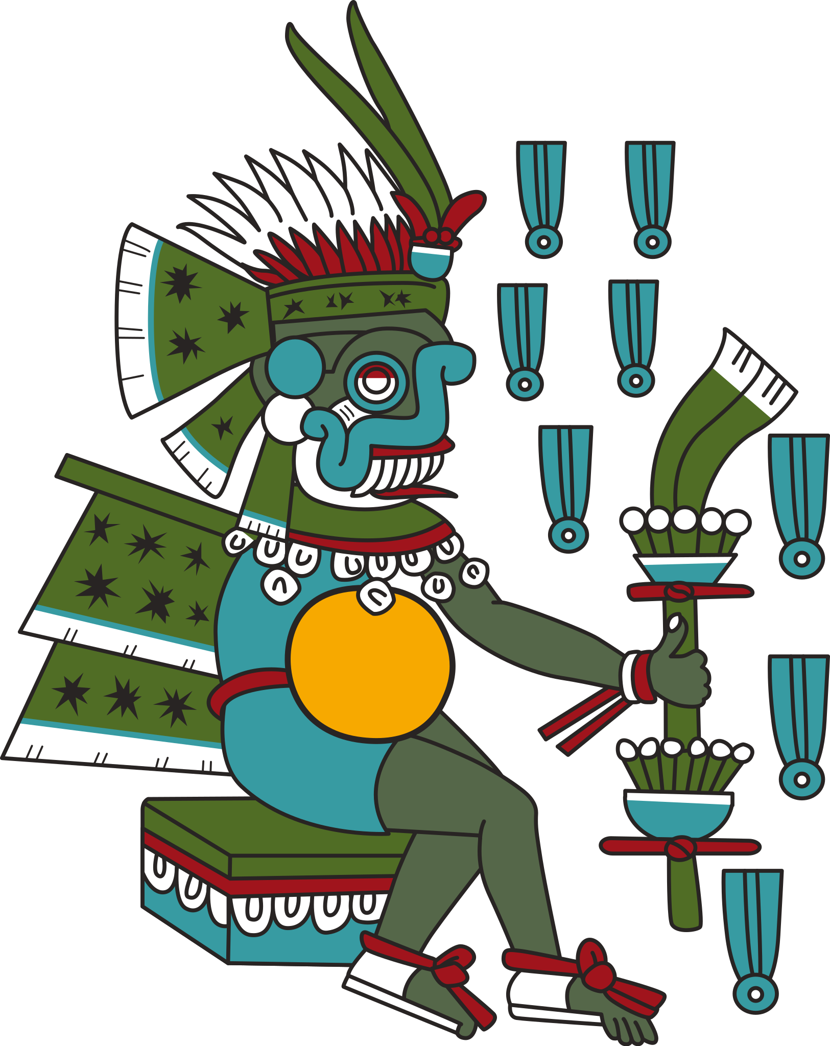 Tlaloc. Foto del dominio público de Wikimedia Commons.
