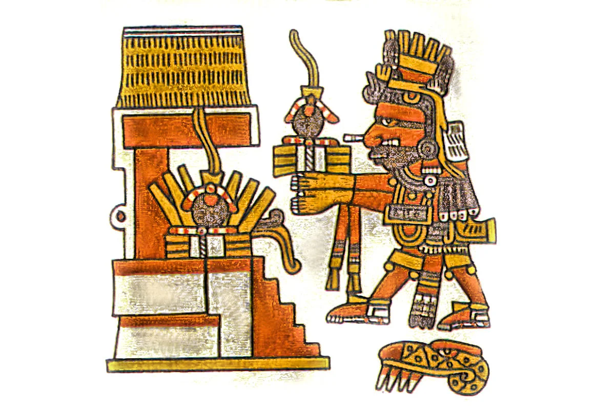 ▷ DIOSES AZTECAS » Principales deidades y poderes 15 Xiuhtecuhtli
