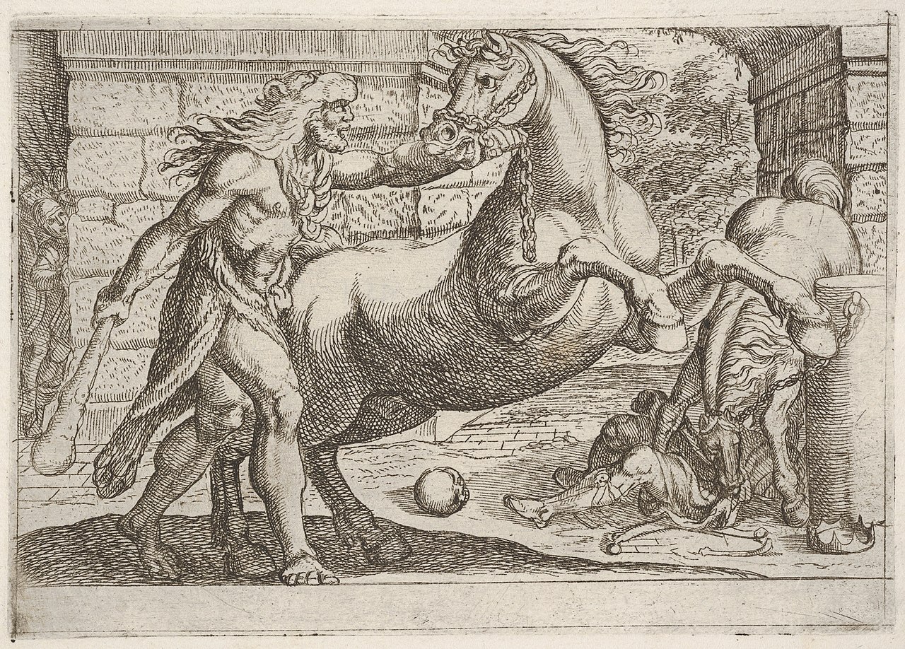 Yeguas de Diomedes. Foto del dominio público de Wikimedia Commons.