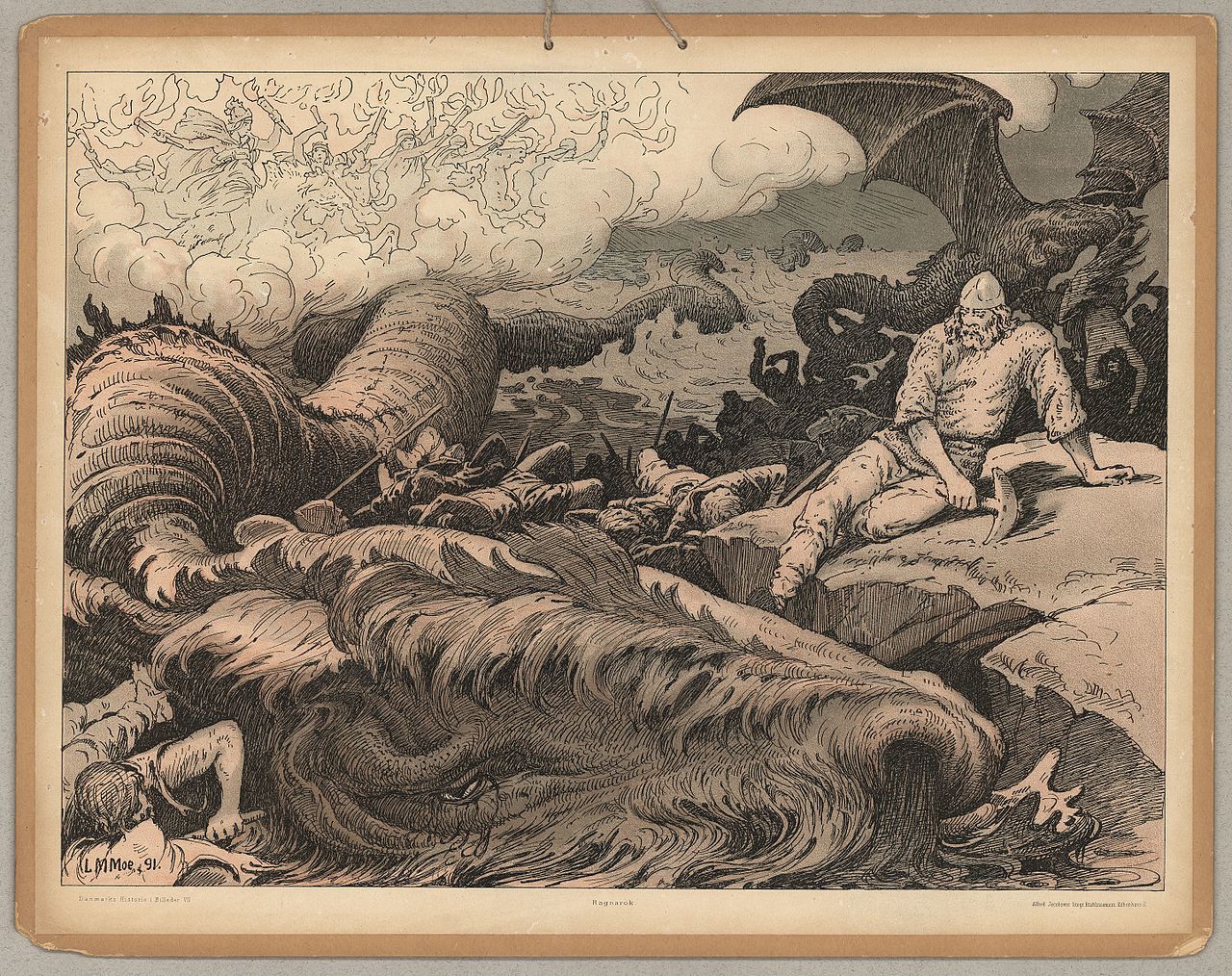 RAGNARÖK. Foto por Dansk Skolemuseum. Wikimedia Commons.