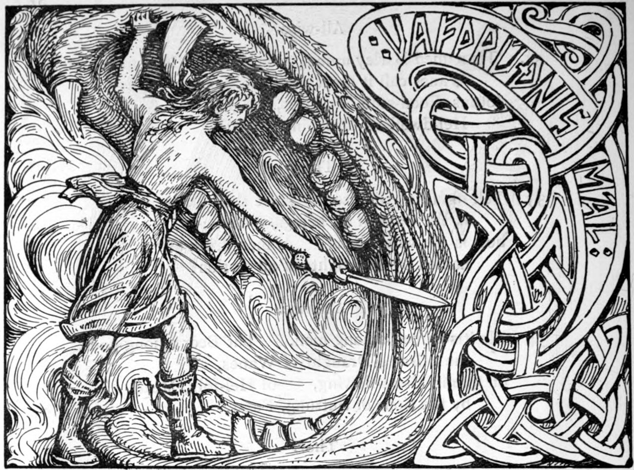 Vidar. Foto por W.G. Collingwood. Wikimedia Commons.