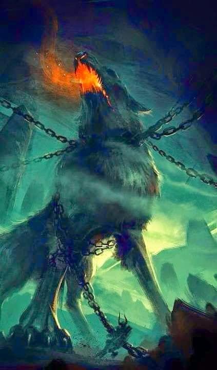 Image of Fenrir Wolf Wolf symbol