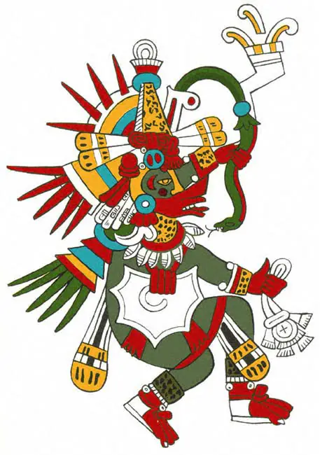 Dioses Mesoamericanos, representaciones plásticas y pictográficas Ehecatl-dios-azteca-viento