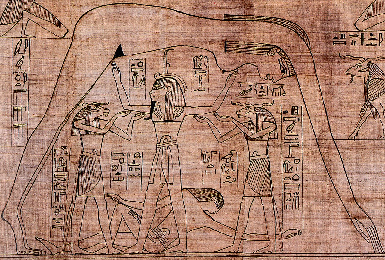 ▷ NUT » Diosa del cielo en la mitología egipcia.