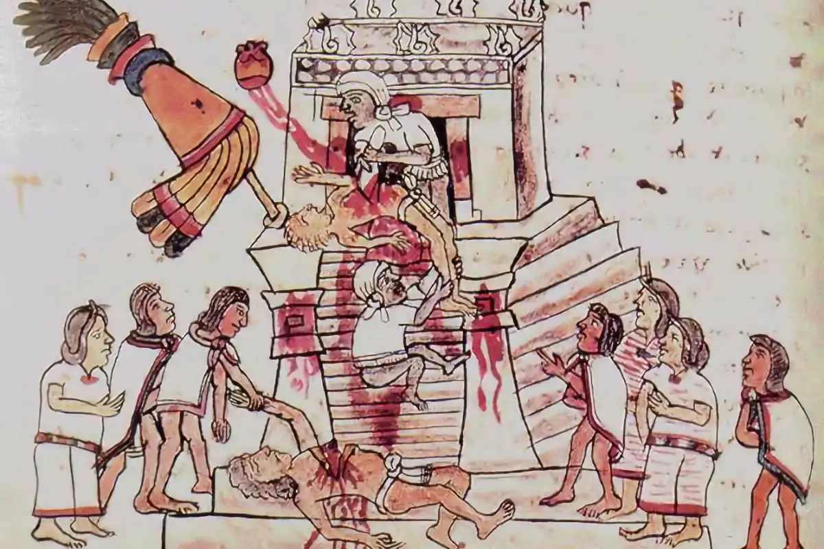 Sacrificios humanos en la Mitología Mexica