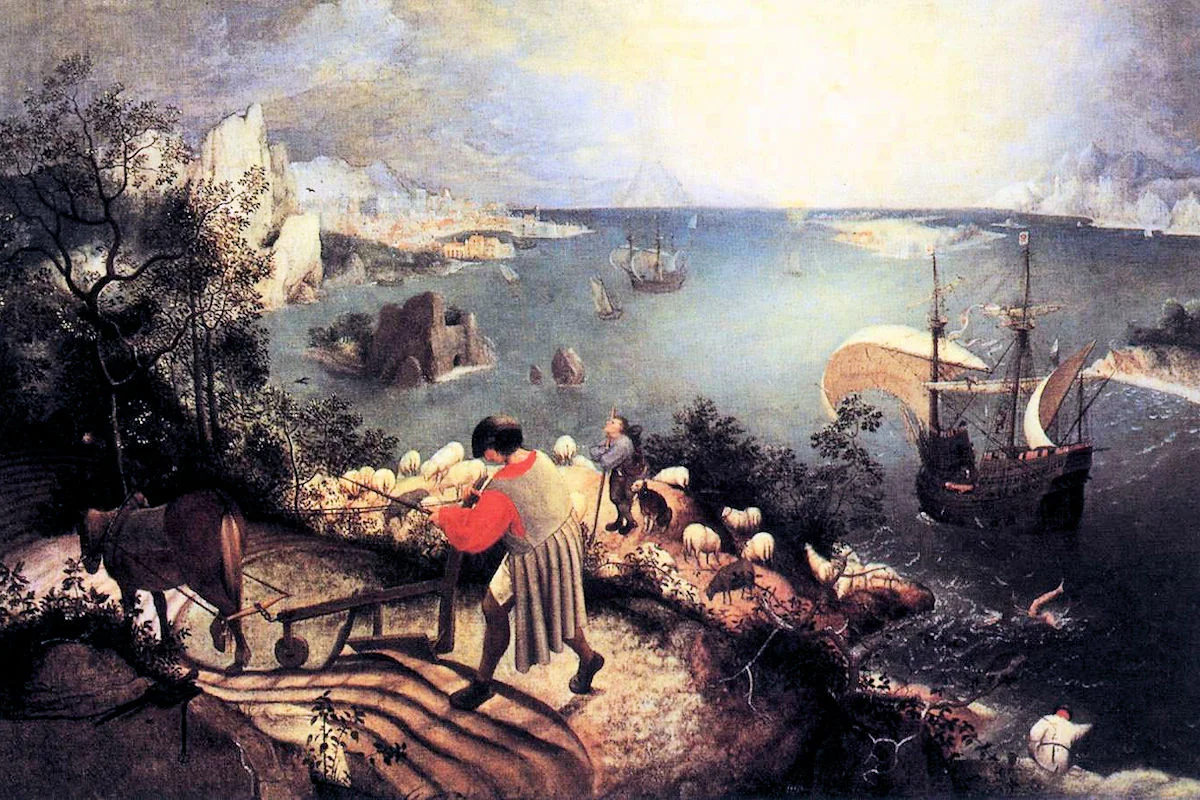 ▷ MITOS GRIEGOS » Narrativas y creencias de la Mitología 14 La caída de Ícaro