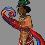 ▷ IX U » La diosa e la luna de la Mitología Maya