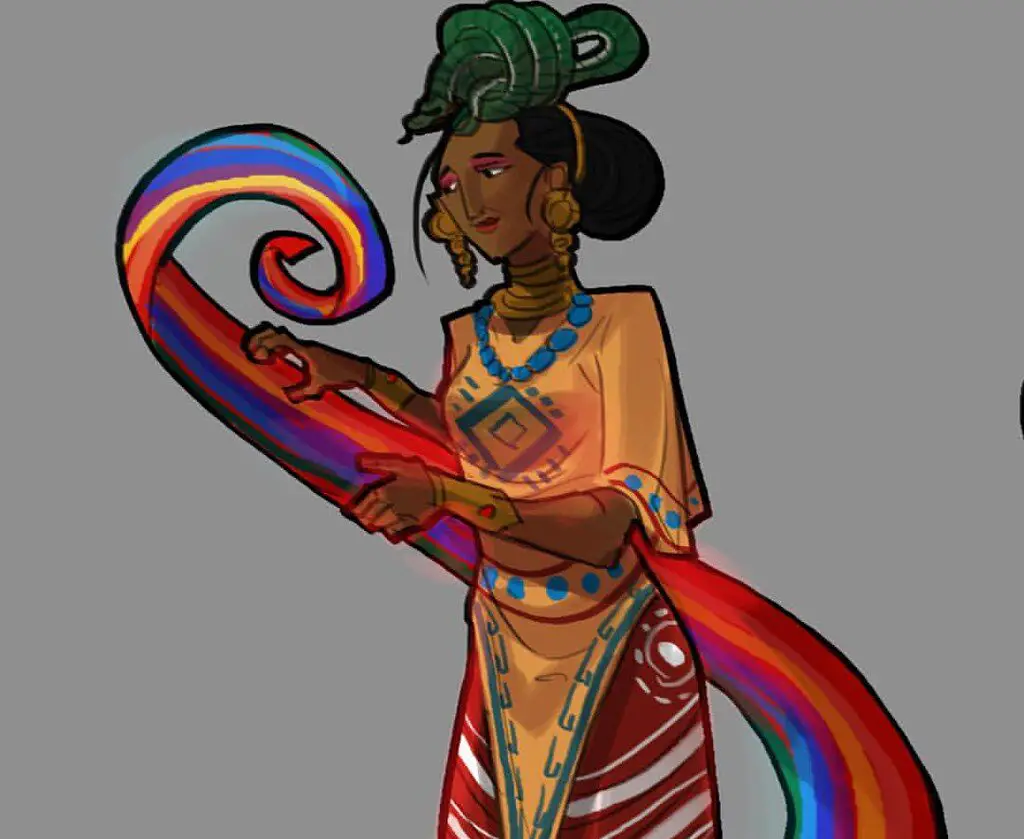 ▷ IX U » La diosa e la luna de la Mitología Maya
