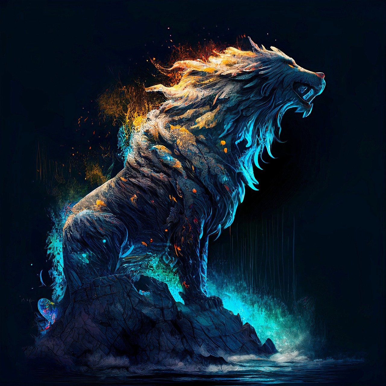 Fenrir. Photo by diogodigitalart. Pixabay.